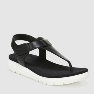 Naturalizer Black and White Sandals